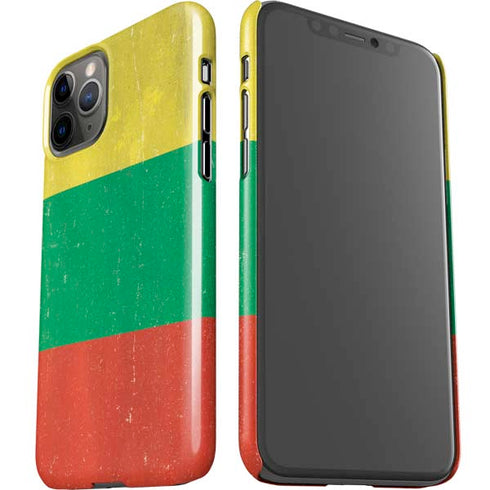 Lithuania Flag Distressed iPhone 11 Pro Lite Case
